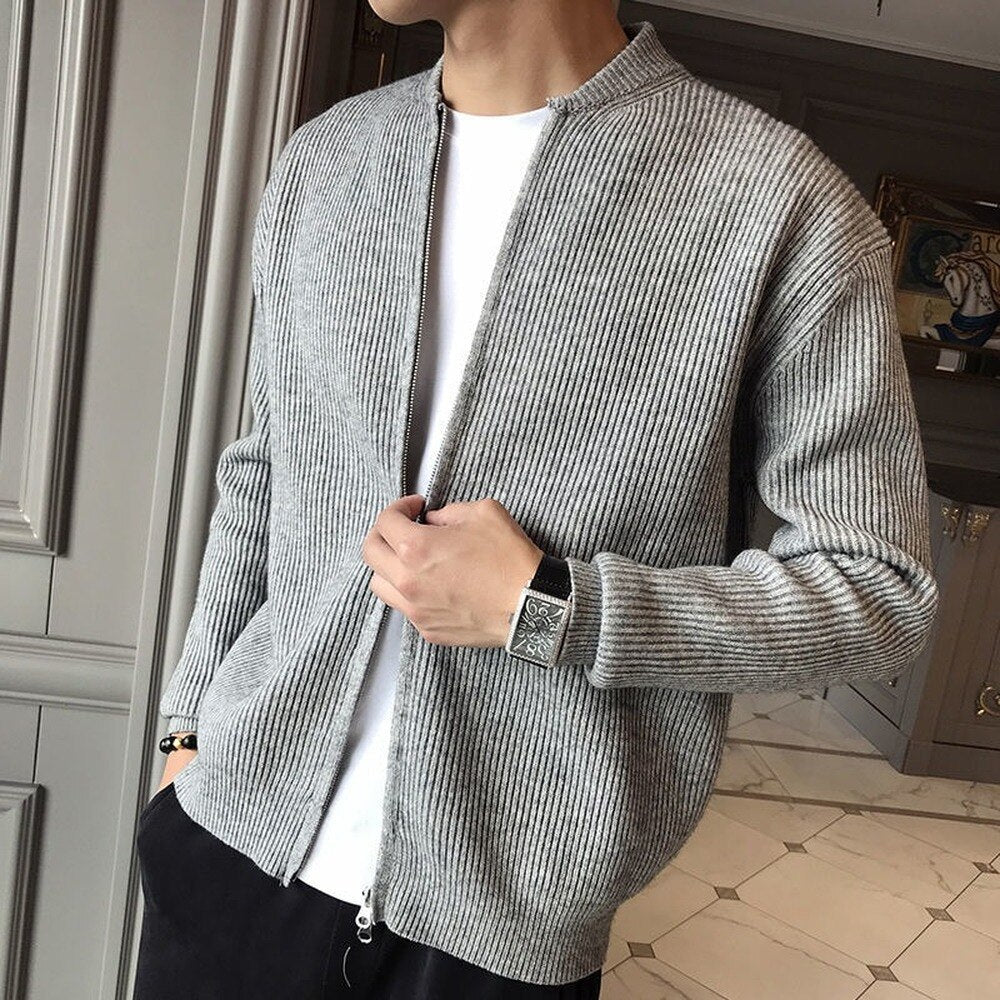 Levoire | Veste À Fermeture Éclair Pour Hommes Gris