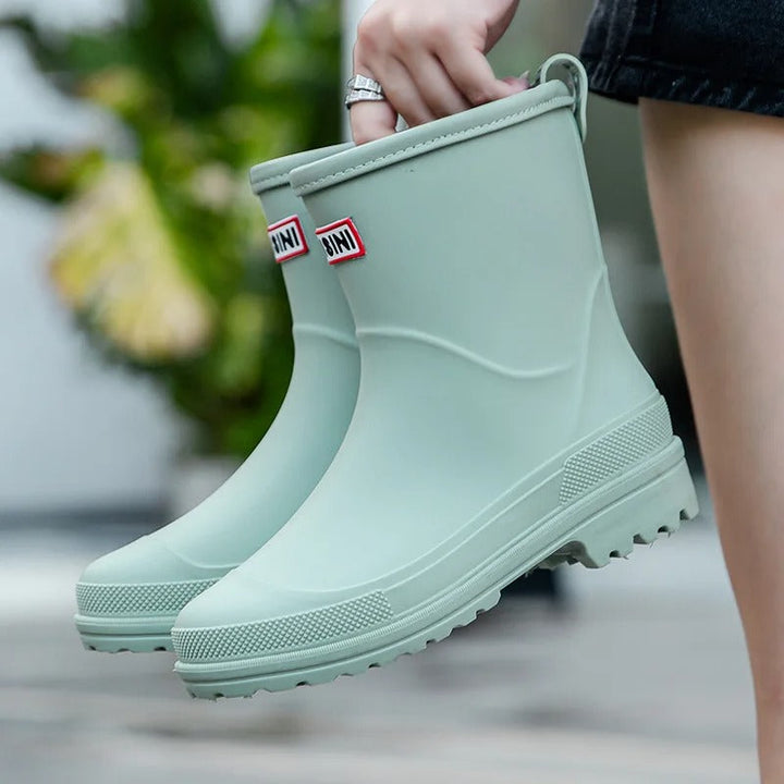 Levoire | Bottes De Pluie Mi-Hautes Élégantes Et Étanches Vert