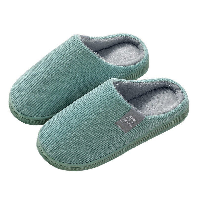 Levoire | Chaussons Douillets Isolés Pour Femmes Et Hommes Vert