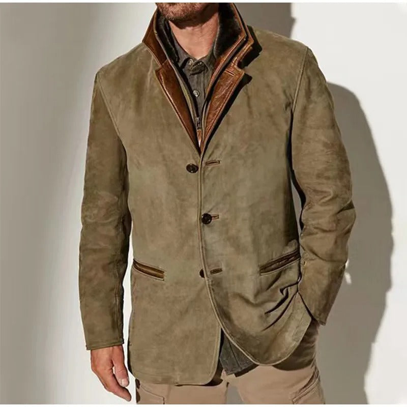 Levoire | Veste D'Automne Pour Hommes Khaki