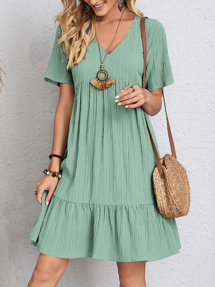 Levoire | Robe Élégante Intemporelle Vert 2