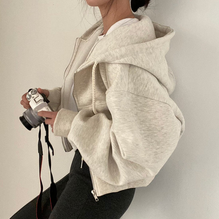 Levoire | Pull À Capuche Doux Et Confortable Pour Femmes Beige Une taille