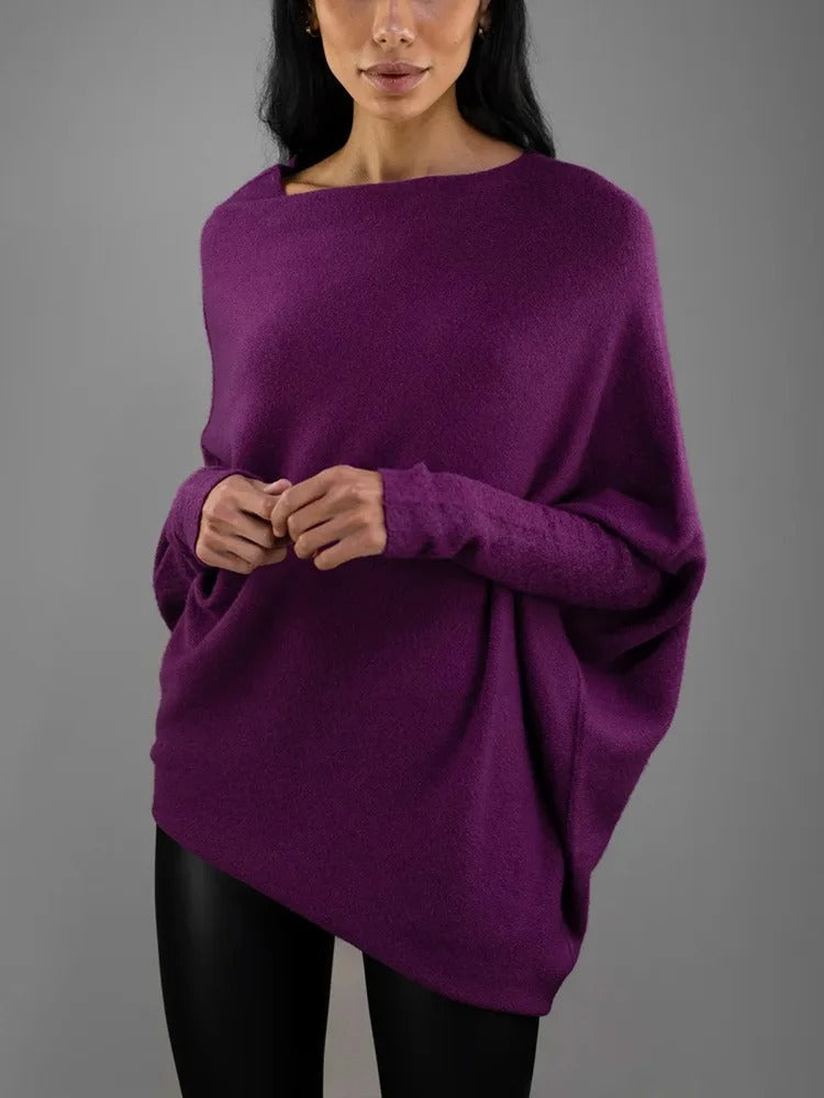 Levoire | Blouse Asymétrique Drapée Lilas Taille unique