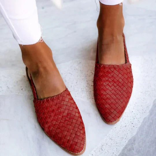 Levoire | Sandales En Tissu Tissé Faites Main Rot