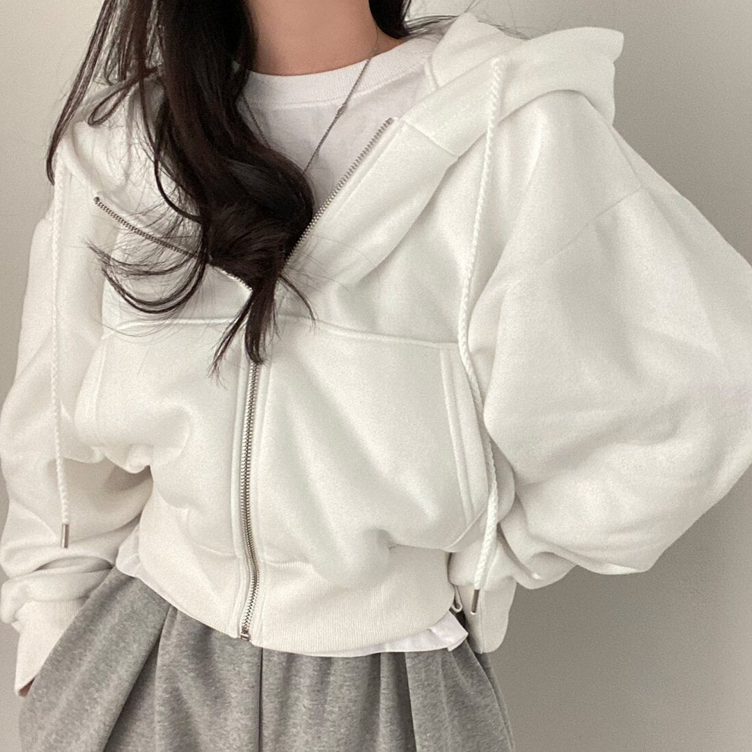 Levoire | Pull À Capuche Doux Et Confortable Pour Femmes Blanc Une taille