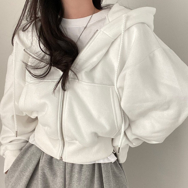 Levoire | Pull À Capuche Doux Et Confortable Pour Femmes Blanc Une taille