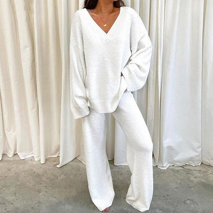 Levoire | Ensemble De Jogging Confortable Pour Femmes Blanc