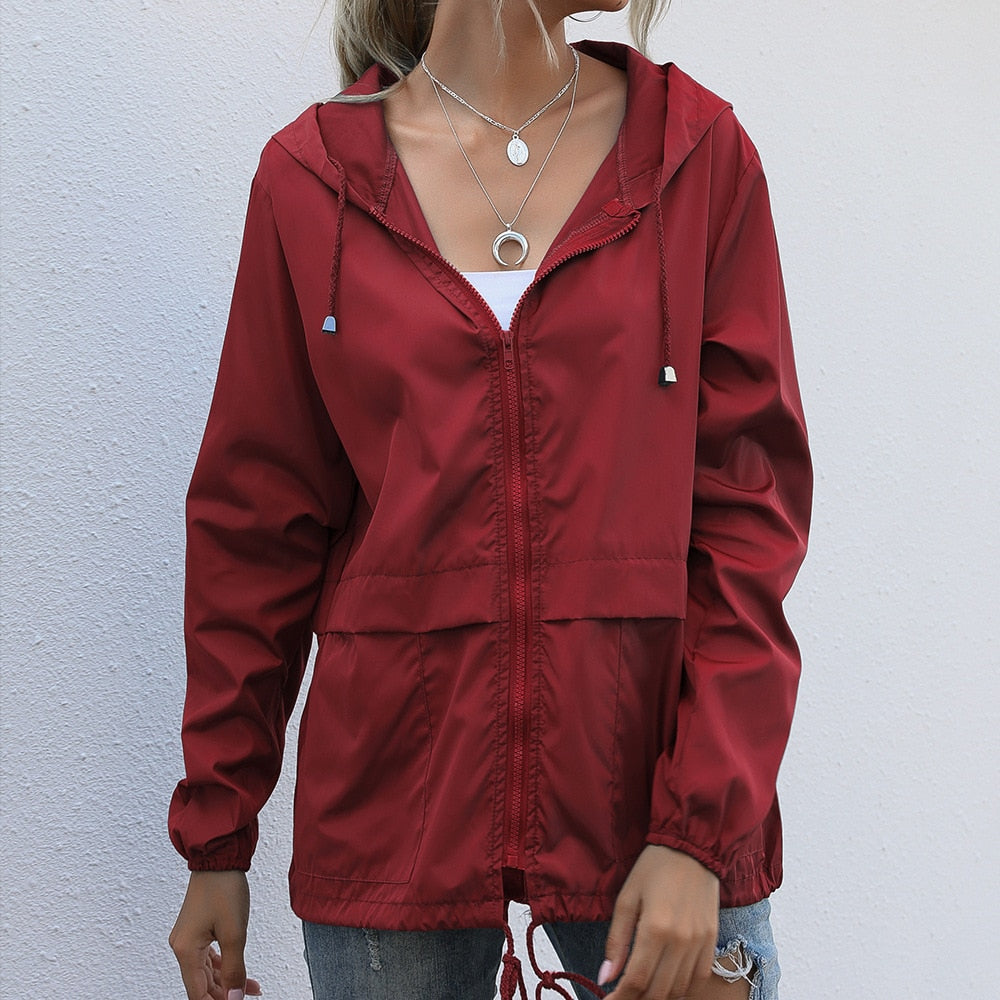 Levoire | Veste De Pluie Coupe-Vent Pour Après L'Année Rouge vin