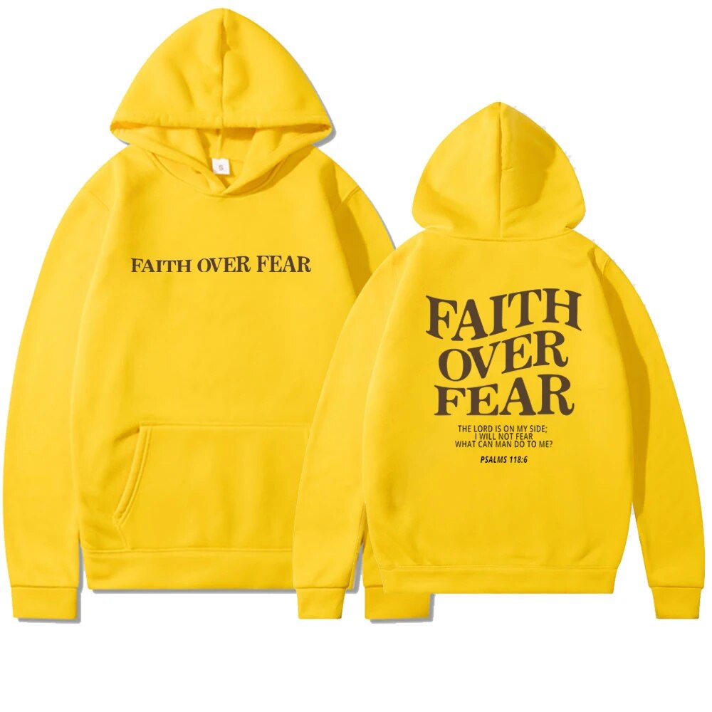 Levoire | Sweat À Capuche Confortable Contre La Peur Jaune