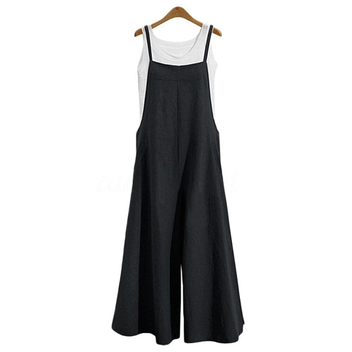 Levoire | Combinaison Noire Pour Femmes Coupe Aeree Et Decontractee, Femmes Noir & Blanc