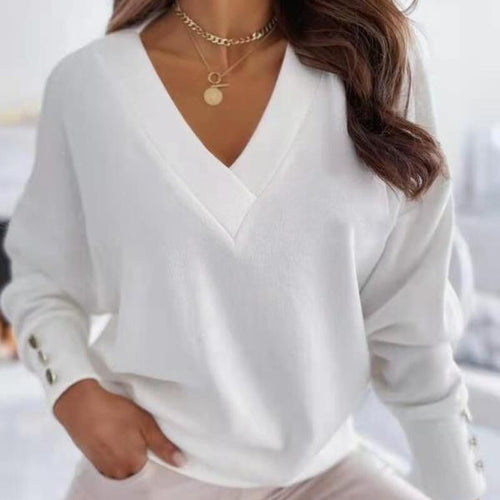Levoire | V Décolleté Pull À Manches Longues