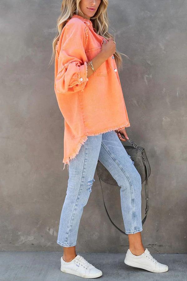 Levoire | Veste En Denim Colorée Polyvalente Felicity