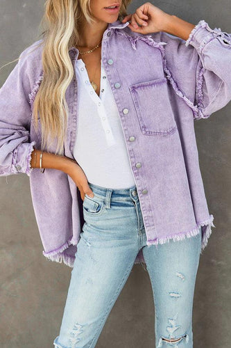 Levoire | Veste En Denim Colorée Polyvalente Felicity