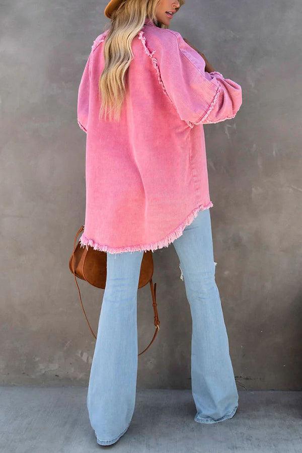 Levoire | Veste En Denim Colorée Polyvalente Felicity