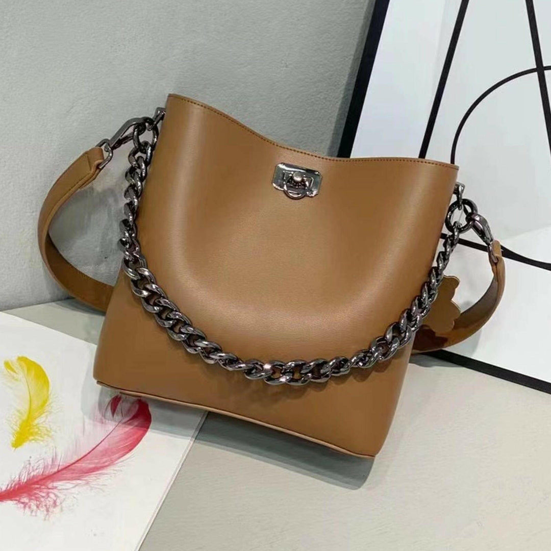 Levoire | Ensemble En Cuir Vegan De 4 Pièces Avec Pochette Pour Téléphone Braun
