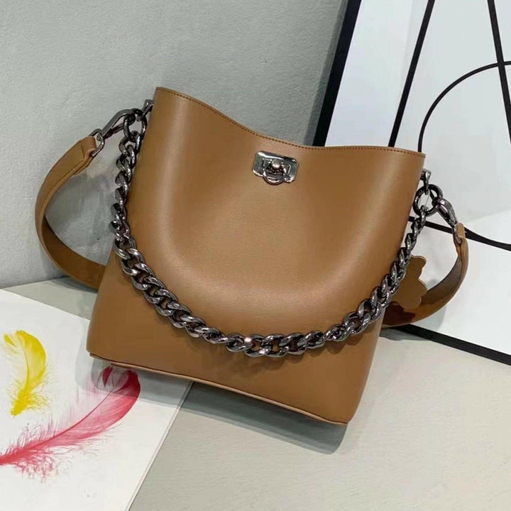 Levoire | Ensemble En Cuir Vegan De 4 Pièces Avec Pochette Pour Téléphone Braun