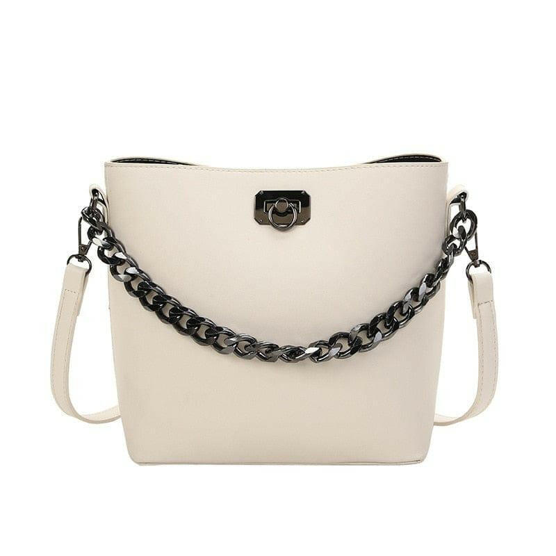 Levoire | Ensemble En Cuir Vegan De 4 Pièces Avec Pochette Pour Téléphone Blanc