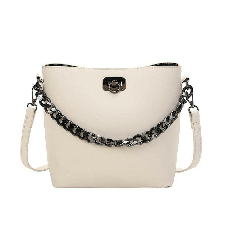 Levoire | Ensemble En Cuir Vegan De 4 Pièces Avec Pochette Pour Téléphone Blanc