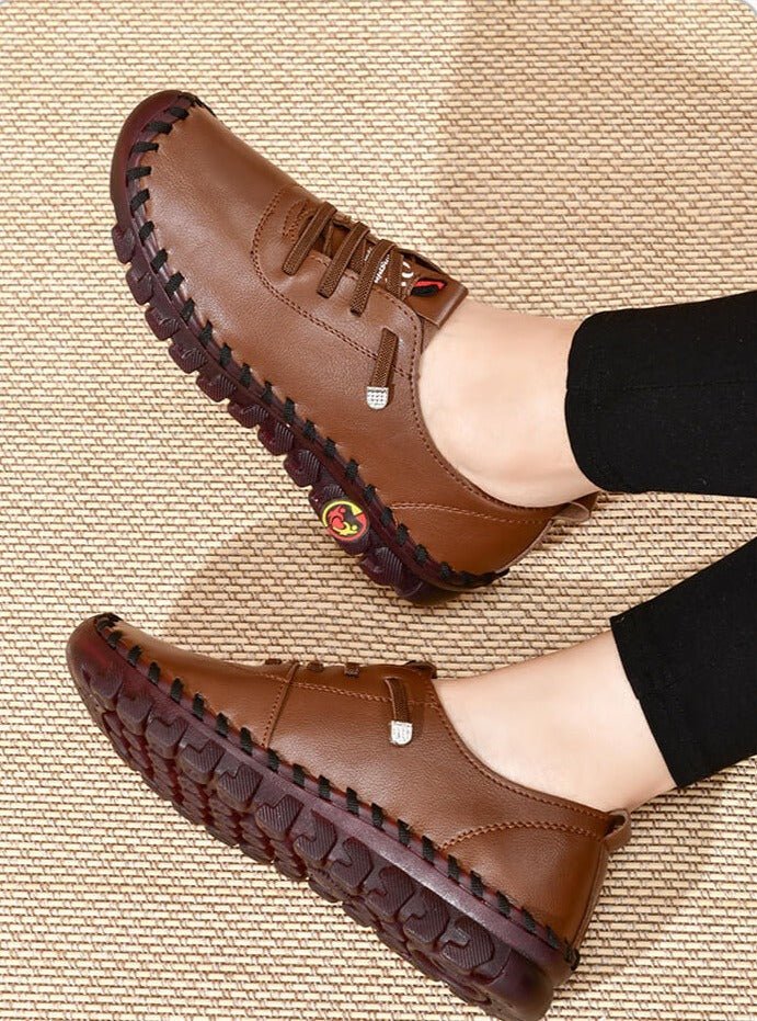 Levoire | Mocassin Élastique Braun