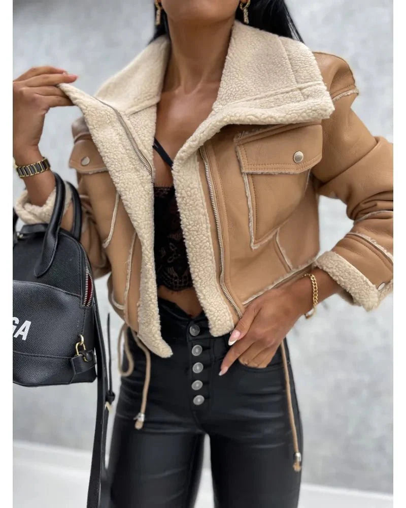 Levoire | Veste En Simili Cuir Chaude