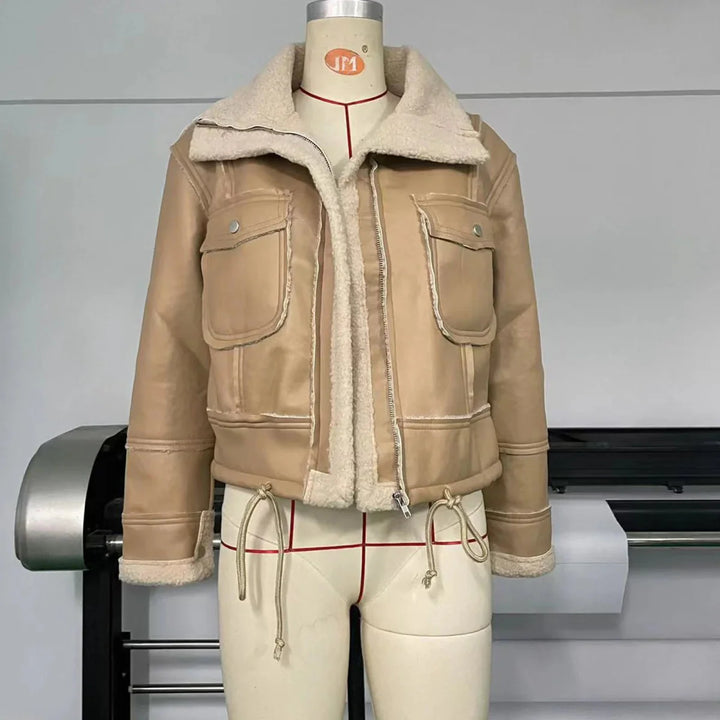 Levoire | Veste En Simili Cuir Chaude