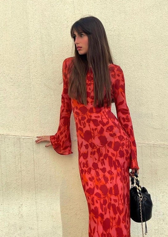 Levoire | Robe Maxi À Imprimé Floral Pour Femmes