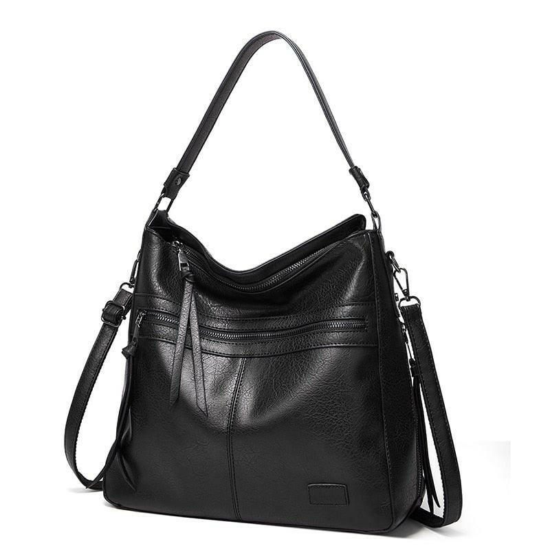 Levoire | Sac À Main Polyvalent Avec Compartiment Pour Téléphone Et Soie Noir