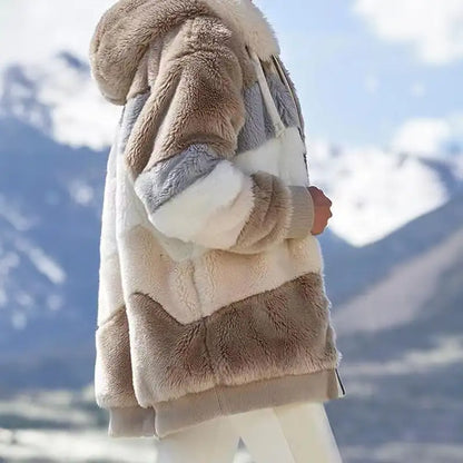 Levoire | Veste - Veste En Polaire Ultra Douce Avec Capuche Brun