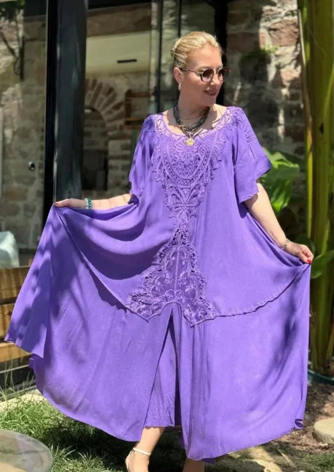Levoire | Robe Coton Lin Coupe Fluide