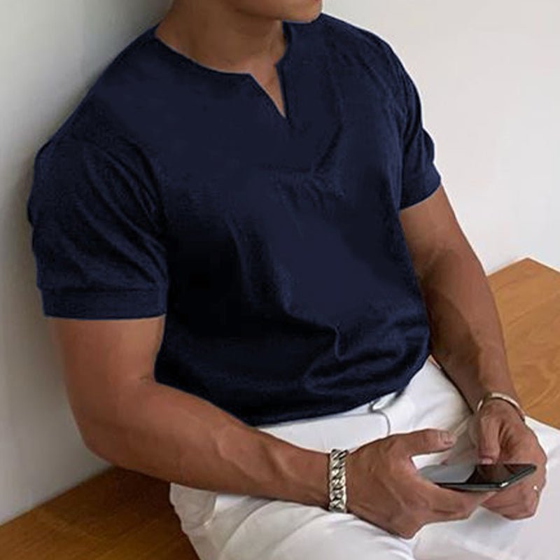 Levoire | T-Shirt De Sport Classique À Col En V