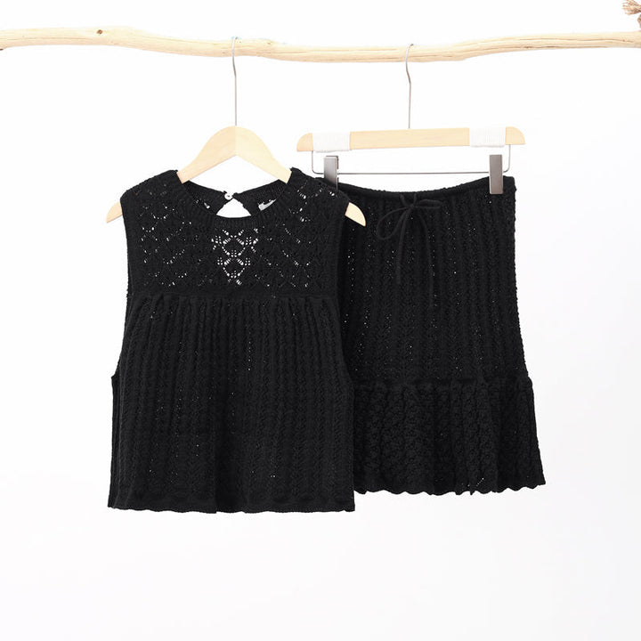 Levoire | Haut Et Jupe Ensemble Noir