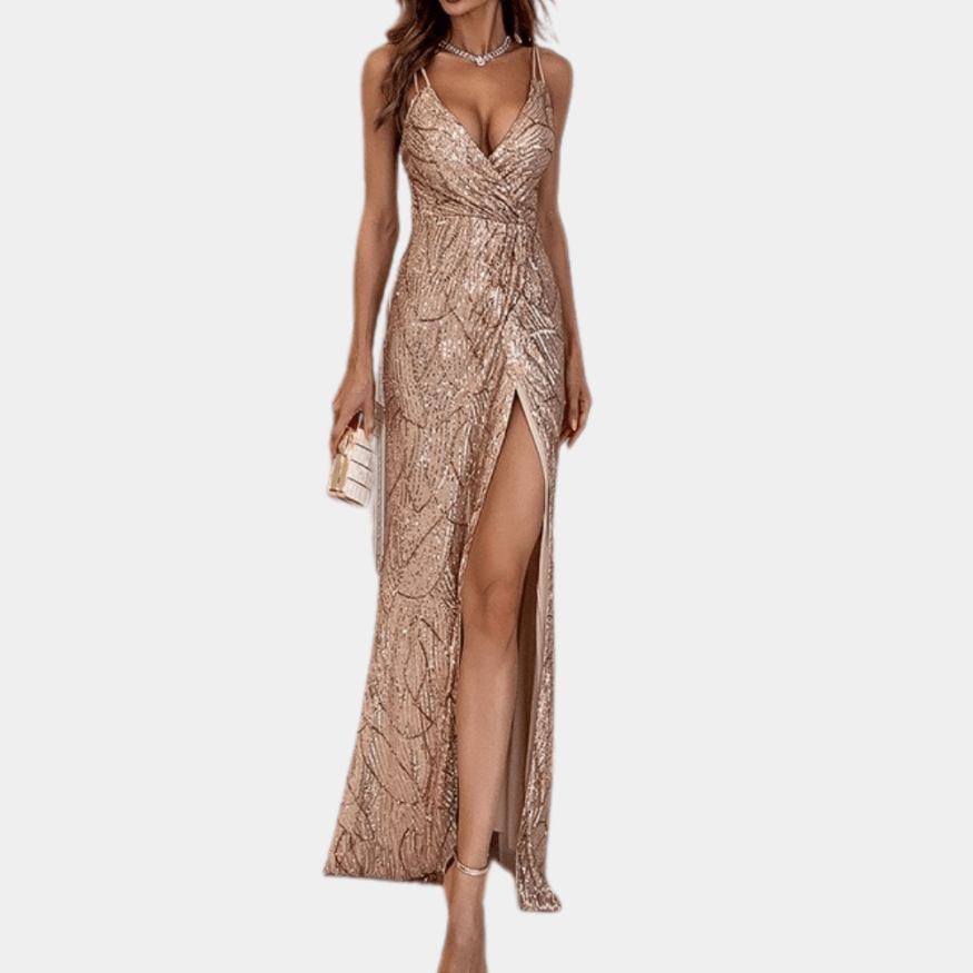 Levoire | Robe longue pour femmes en sequins de luxe