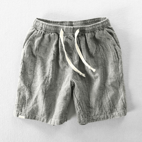 Levoire | Coton Lin Shorts Confortable Style Décontracté Pour Hommes