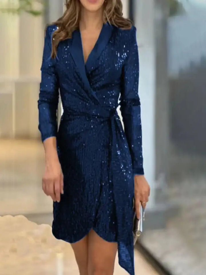 Levoire | Robe en coton plissé Bleu