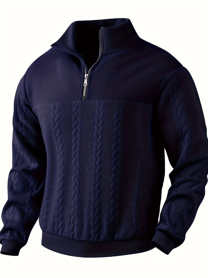 Levoire | Pull Vintage Classique Homme Bleu