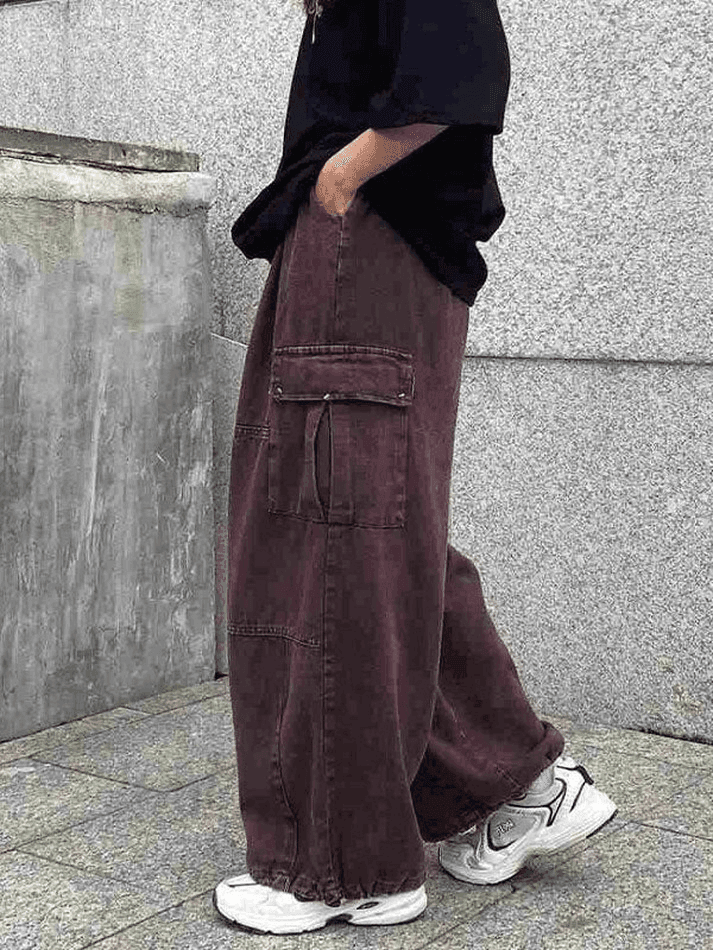 Levoire | Jean Cargo Baggy Weinlese
