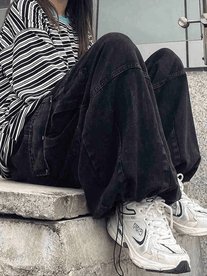 Levoire | Jean Cargo Baggy Weinlese