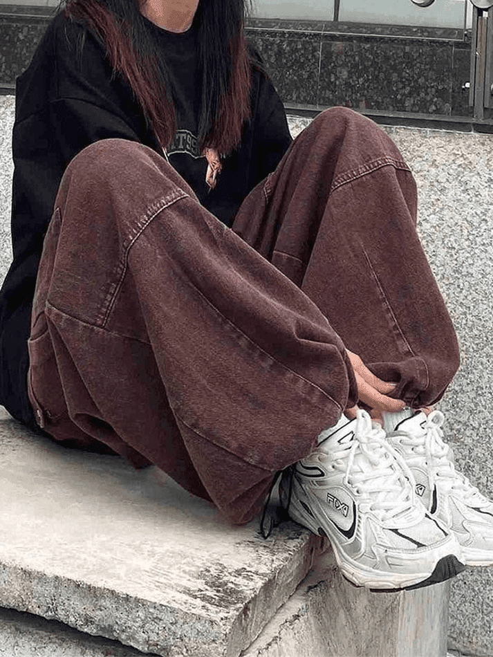Levoire | Jean Cargo Baggy Weinlese