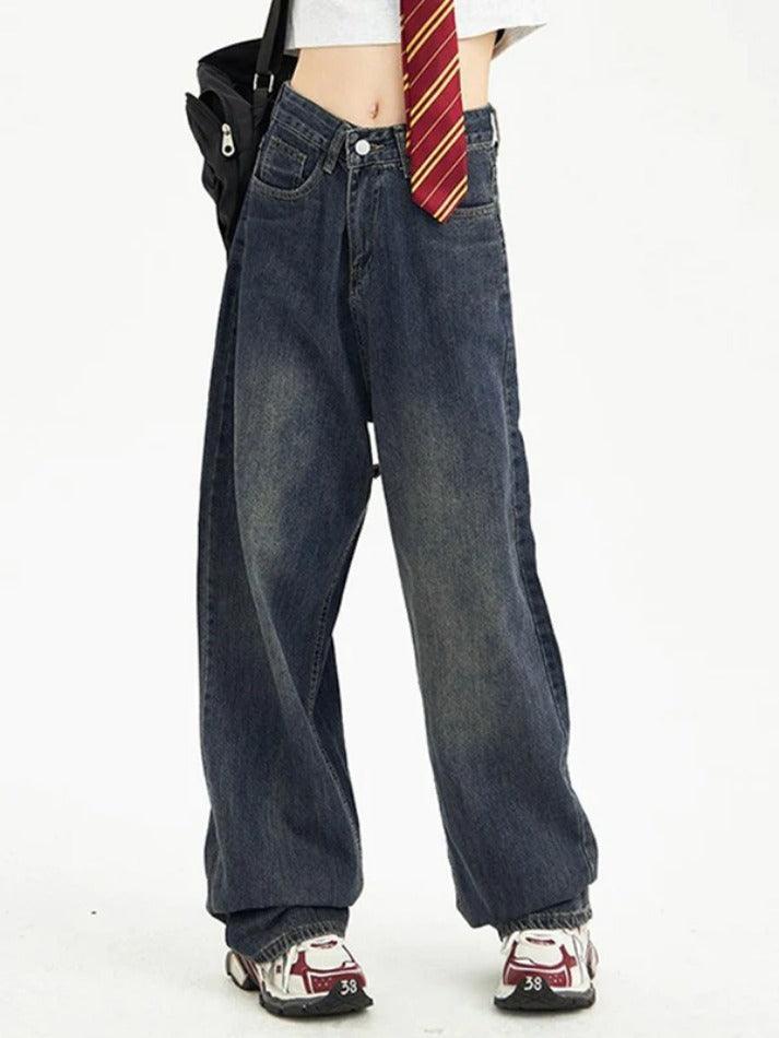 Levoire | Jean Boyfriend Vintage Bleu Déchiré