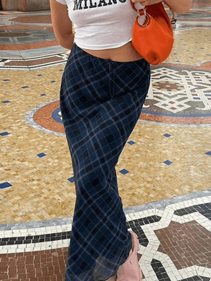 Levoire | Jupe Maxi Vintage Carreaux