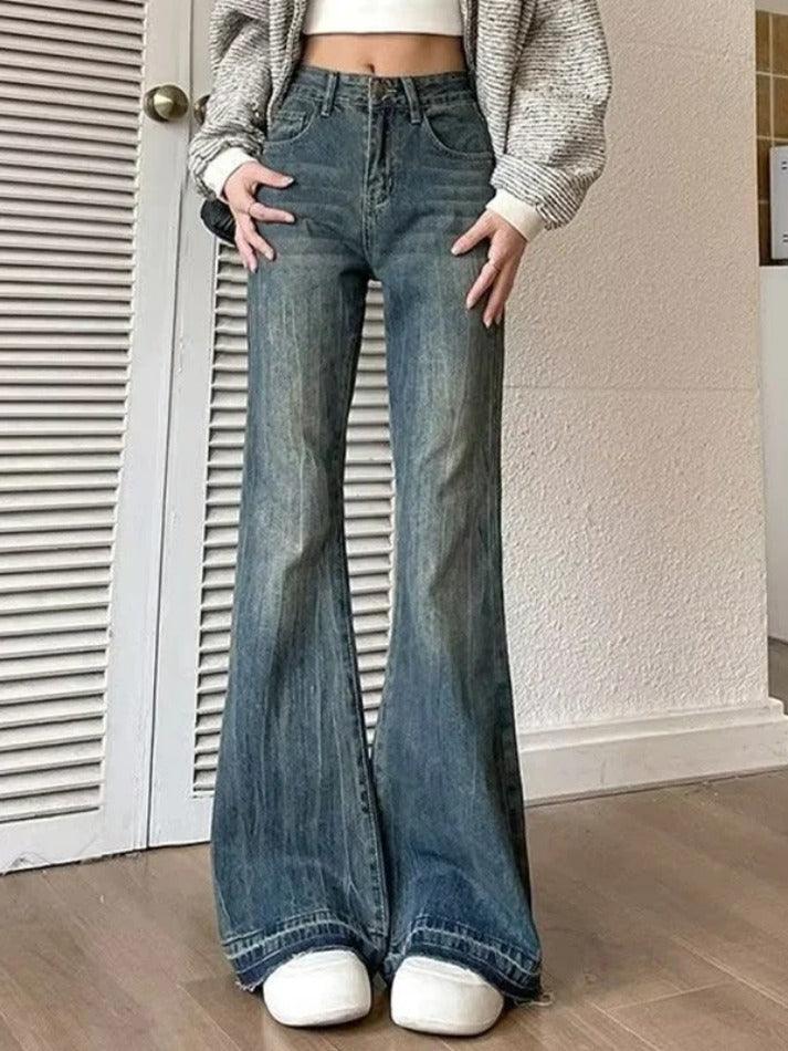 Levoire | Pantalon Évasé Taille Haute Weinlese