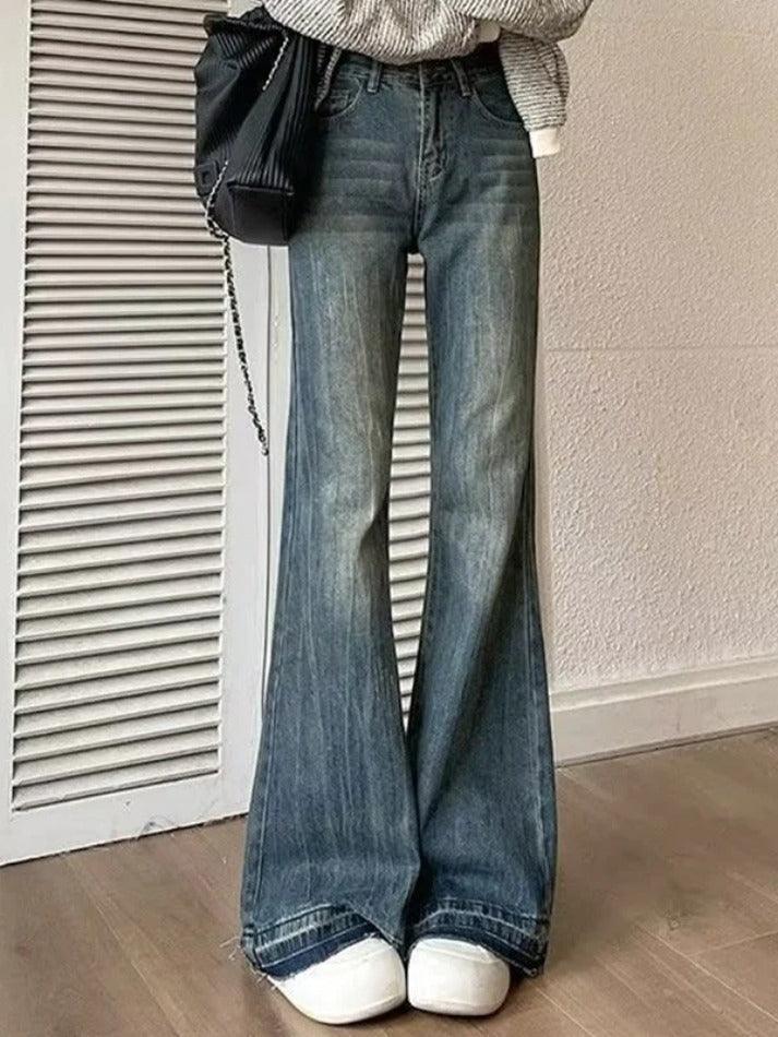 Levoire | Pantalon Évasé Taille Haute Weinlese