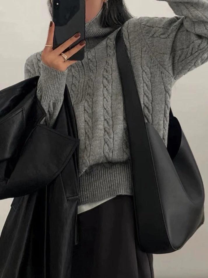 Levoire | Pull Vintage Col Roulé À Revers