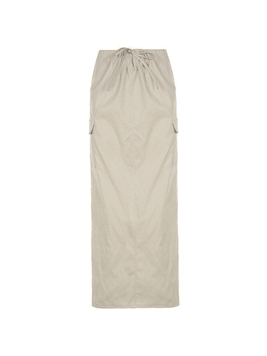 Levoire | Jupe Cargo Longue Vintage À Poche