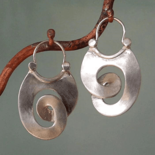 Levoire | Boucles D'Oreilles Spirales En Argent