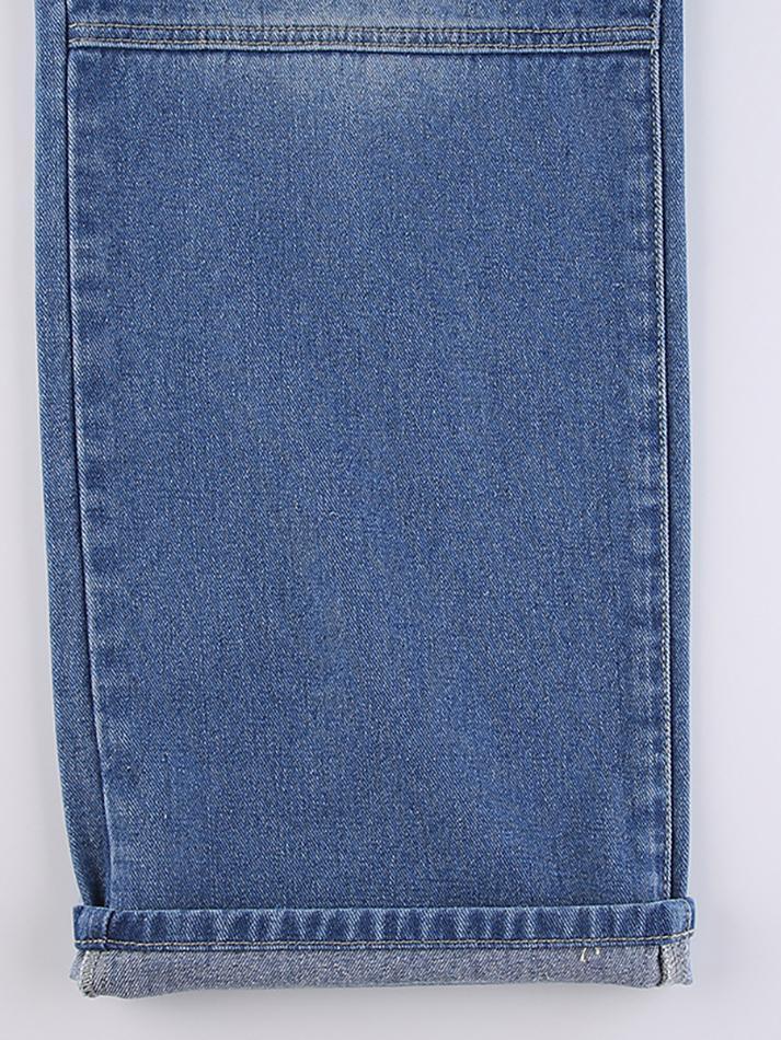 Levoire | Jeans Vintage Lavés À Imprimé Cœur