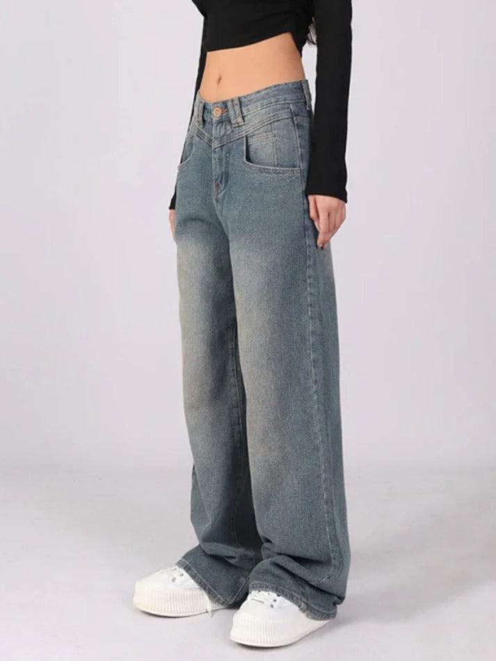Levoire | Jean Boyfriend Vintage À Taille Haute