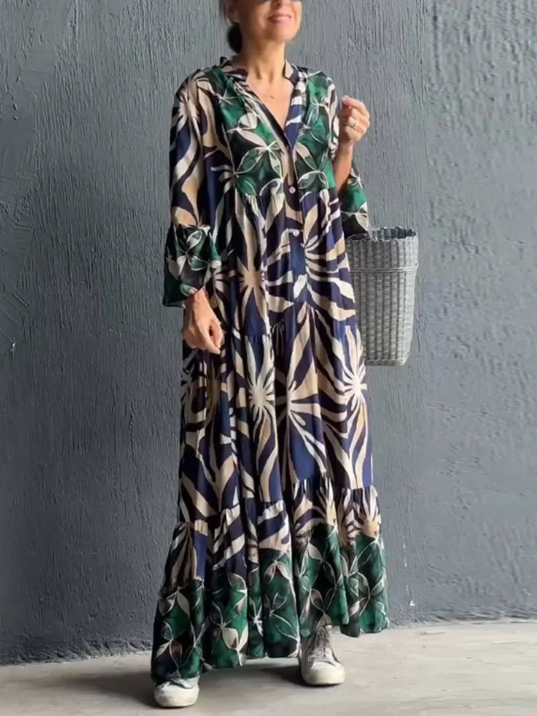 Levoire | Robe Imprimée À Coupe Ample