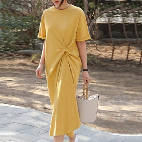 Levoire | Robe Midi Avec Détail De Noeud
