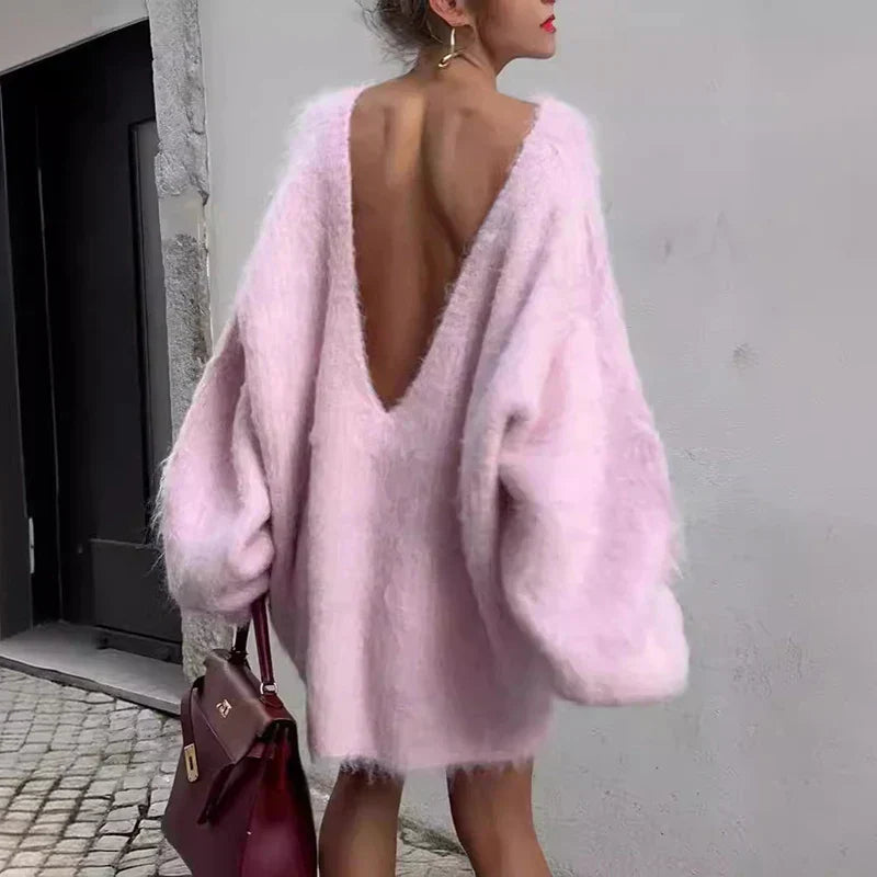 Levoire | Robe Sweat Oversize Douce Rosa (vite épuisé)
